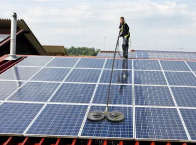 Clean Solar Panels